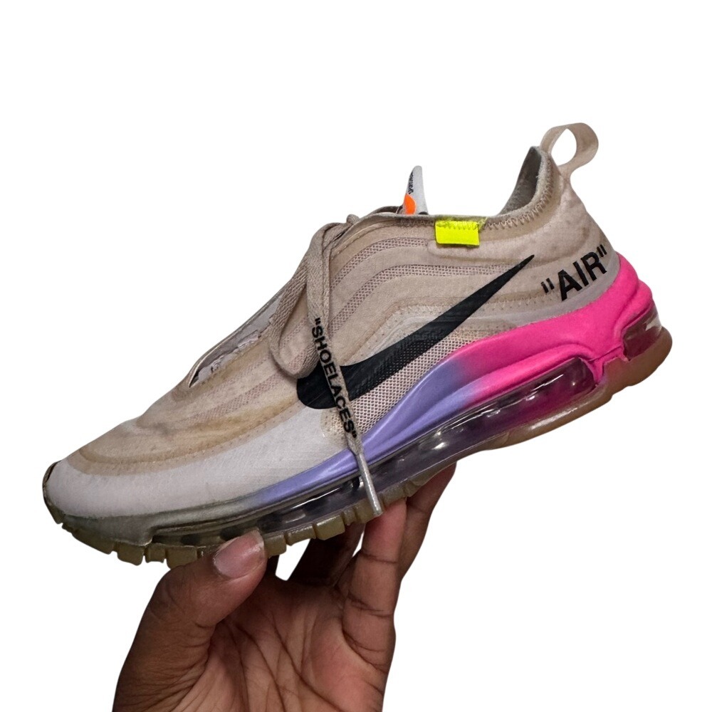 Nike Air Max 97 Off White Elementalโ rose Serena Queen 2018 Wms size 7.5